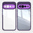For Google Pixel 11 Case Acrylic TPU Metal Armor Shockproof Protective Cover - Purple - 2