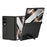 For Samsung Galaxy Z Fold8 Case Hard PC Anti-Drop Phone Cover with Kickstand / HD Screen Protector  - Black - 1