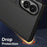 For Samsung Galaxy Z Fold8 Case Hard PC Anti-Drop Phone Cover with Kickstand / HD Screen Protector  - Black - 4