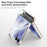 For Samsung Galaxy Z Flip8 5G Case Hinge Kickstand Leather PC Phone Cover with Privacy Screen Protector - Orange - 5