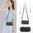 For Samsung Galaxy Z Fold8 Ultra Case Rhombus Stitching Leather Wallet Phone Cover with Long    /    Short Strap - Black - 6
