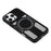 For iPhone 16 Pro Max Magnetic Case Heat Dissipation Hard PC Scratch Resistant Phone Cover - Black - 3