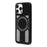 For iPhone 15 Pro Max Magnetic Case Heat Dissipation Hard PC Scratch Resistant Phone Cover - Black - 2