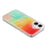 For iPhone 17 Magnetic Case Shell Pattern Gradient PC+TPU Epoxy Phone Cover - Orange - 4