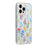 For iPhone 16 Pro Max Magnetic Case Glitter Epoxy PC + TPU Floral Aesthetic Phone Cover - Daisies - 1