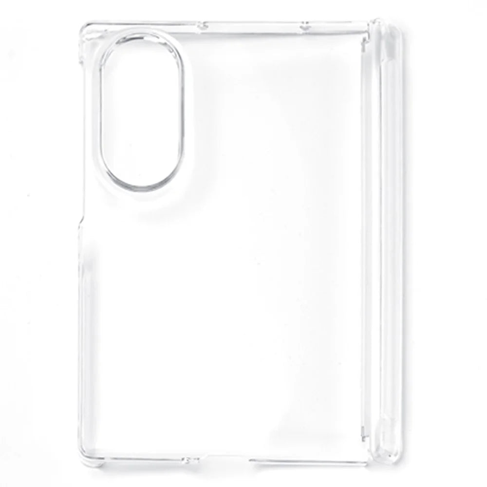 For Samsung Galaxy Z Fold8 Case Dual Axis Hinge Protection UV Clear PC Phone Cover - Transparent - 1
