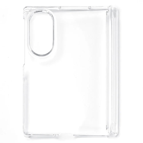 For Samsung Galaxy Z Fold8 Case Dual Axis Hinge Protection UV Clear PC Phone Cover - Transparent - 1