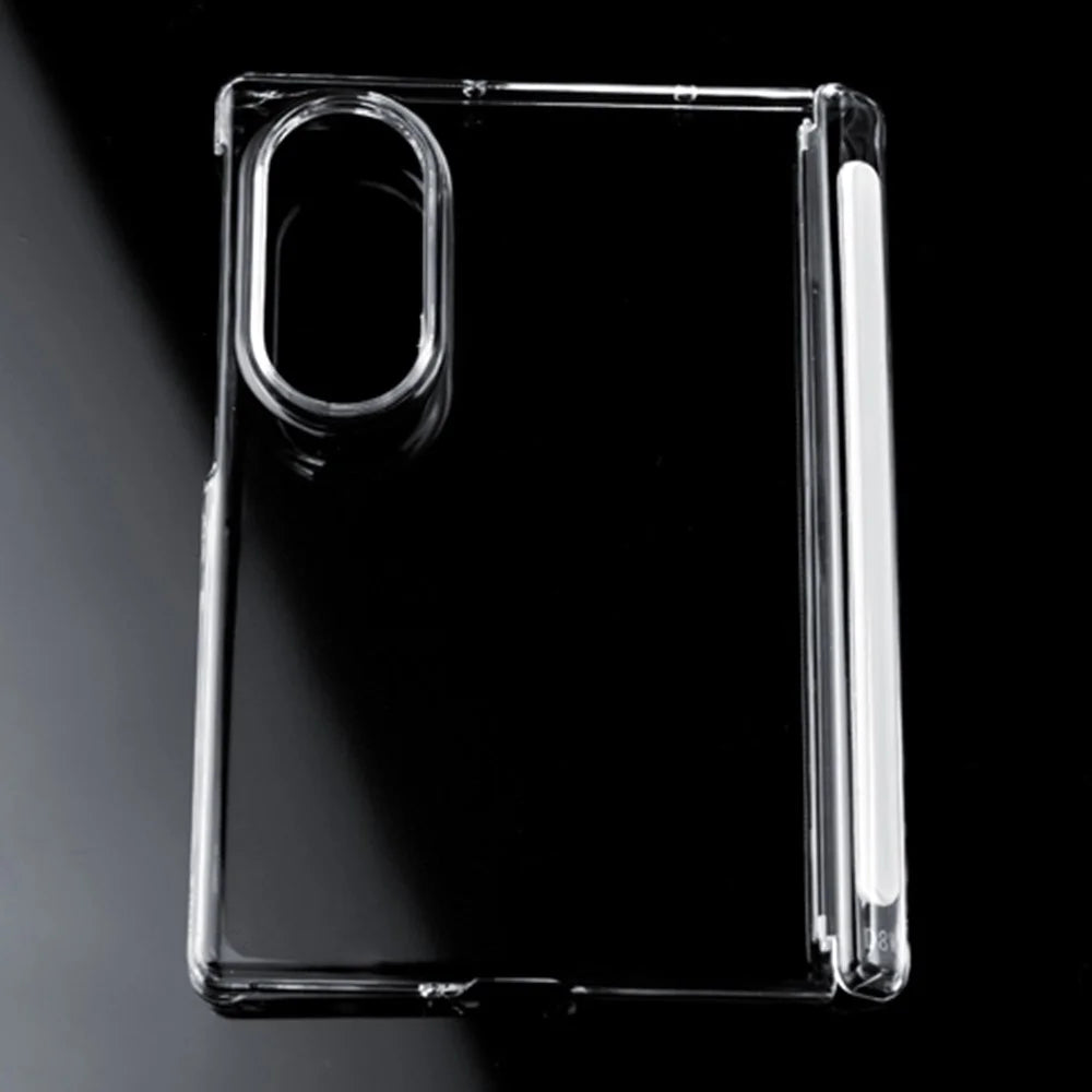 For Samsung Galaxy Z Fold8 Case Dual Axis Hinge Protection UV Clear PC Phone Cover - Transparent - 2