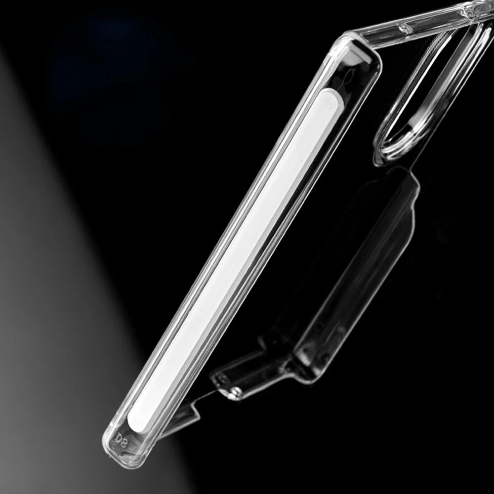 For Samsung Galaxy Z Fold8 Case Dual Axis Hinge Protection UV Clear PC Phone Cover - Transparent - 6