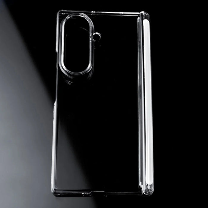 For Samsung Galaxy Z Fold8 Ultra Case Dual Axis Hinge Protection UV Clear PC Phone Cover - Transparent - 4