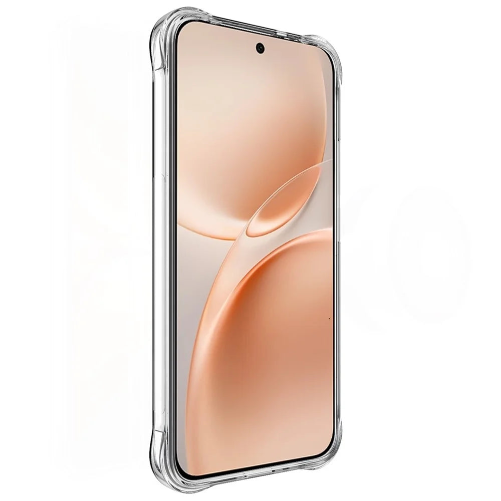 IMAK for vivo S50 Pro mini 5G  /  X300 FE 5G Magnetic Case Airbag Shockproof Protection TPU Phone Cover - Transparent - 3