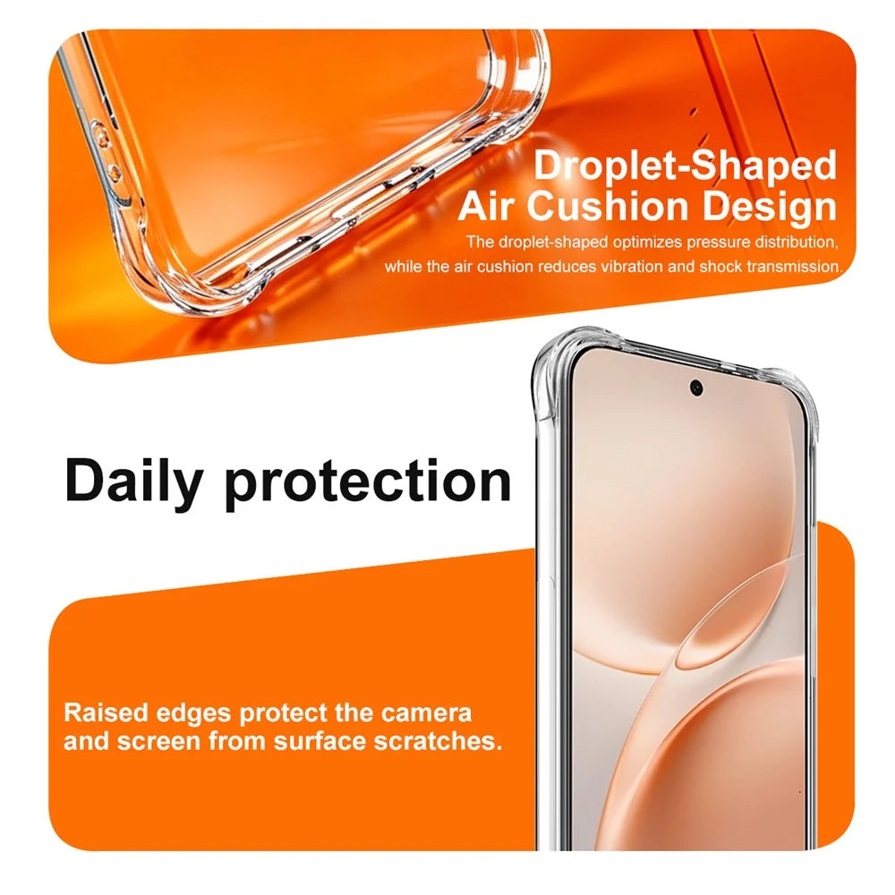 IMAK for vivo S50 Pro mini 5G  /  X300 FE 5G Magnetic Case Airbag Shockproof Protection TPU Phone Cover - Transparent - 7