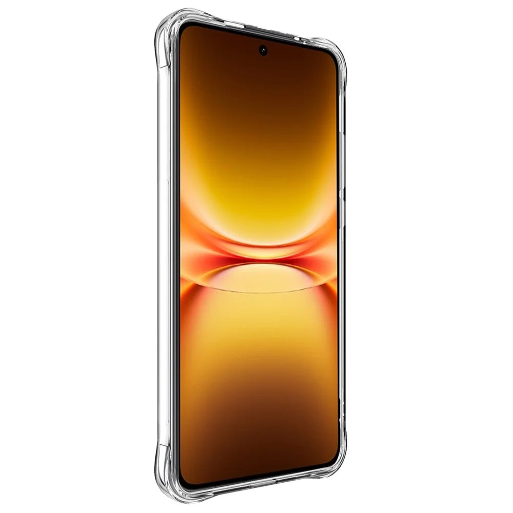 IMAK for vivo iQOO 15T 5G Magnetic Case Airbag Shockproof Protection TPU Phone Cover - Transparent - 3