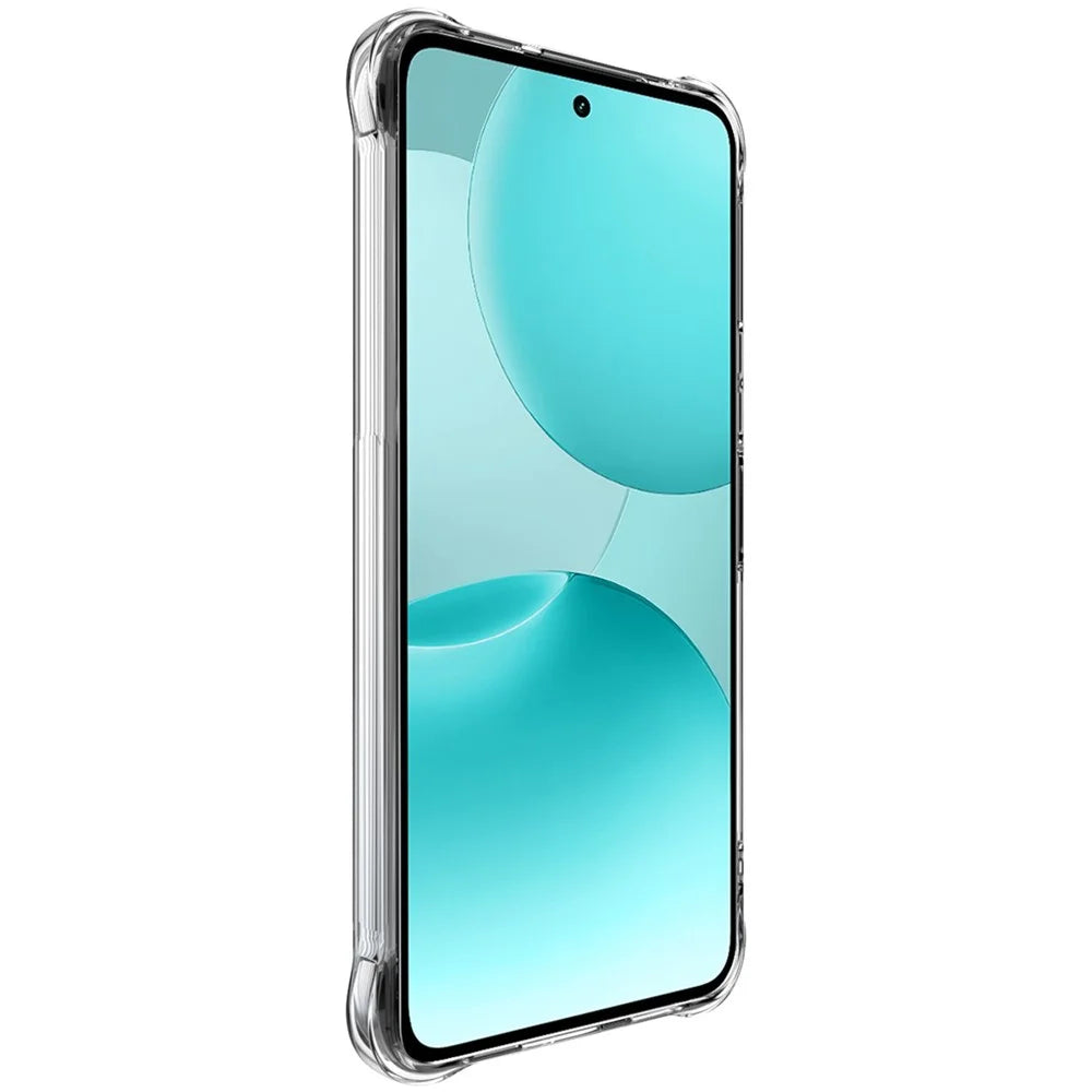 IMAK for OnePlus Nord CE6 Lite 5G  /  Realme P4x 5G Magnetic Case Airbag Shockproof Protection TPU Phone Cover - Transparent - 3