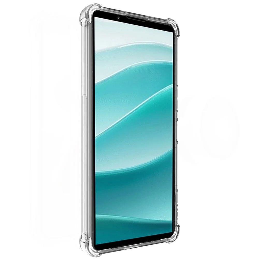 IMAK for Sony Xperia 1 VII Magnetic Case Airbag Shockproof Protection TPU Phone Cover - Transparent - 3