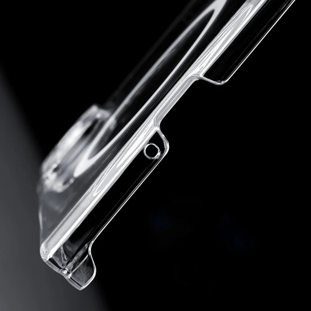For Samsung Galaxy Z Fold8 Magnetic Case Dual Axis Hinge Protection UV Clear PC Phone Cover - Transparent - 6