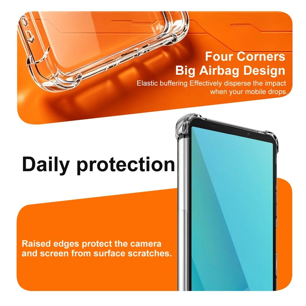 IMAK for Sony Xperia 10 VII Magnetic Case Airbag Shockproof Protection TPU Phone Cover - Transparent - 7