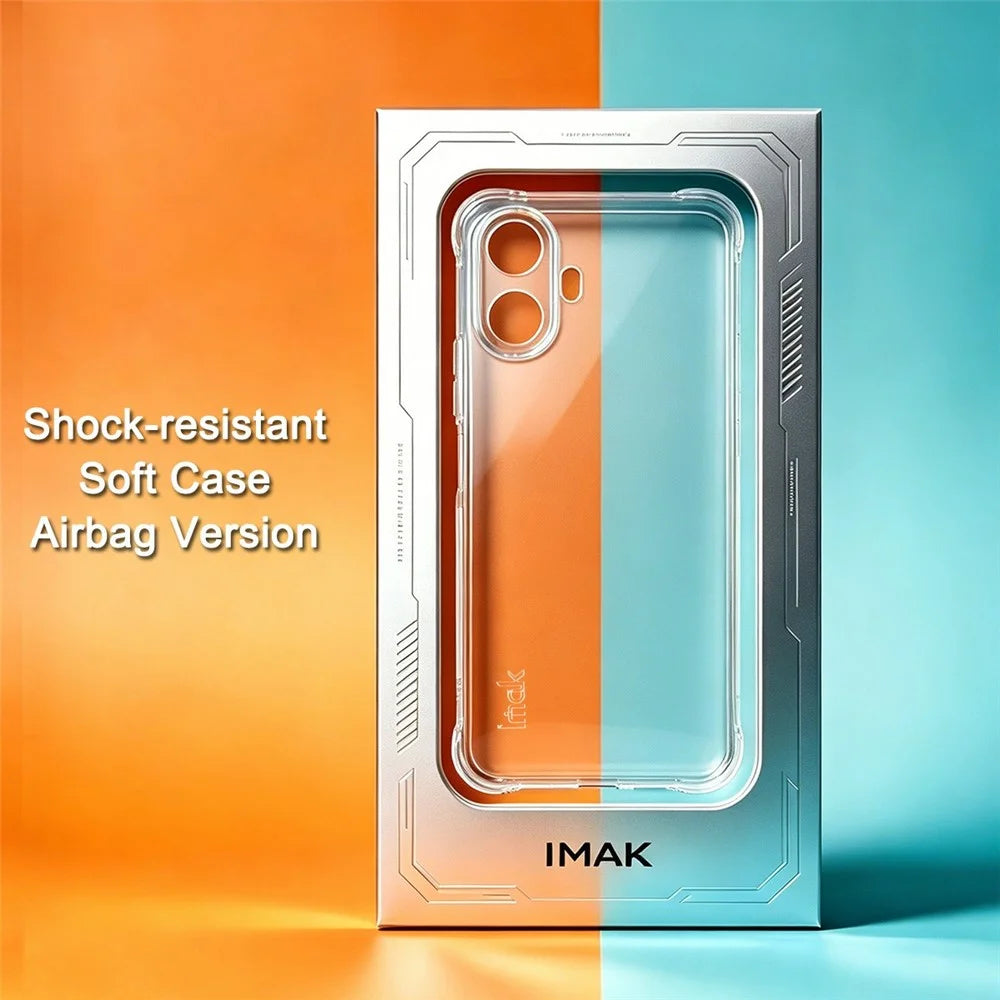 IMAK For TCL K70 Nxtpaper 5G Case TPU Phone Cover Airbag Shockproof Protection - Transparent - 2