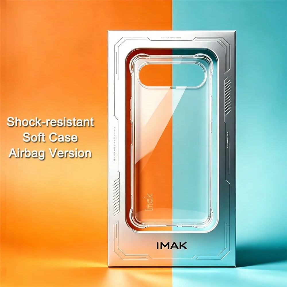 IMAK For vivo S50 Pro mini 5G  /  X300 FE 5G Case TPU Phone Cover Airbag Shockproof Protection - Transparent - 2