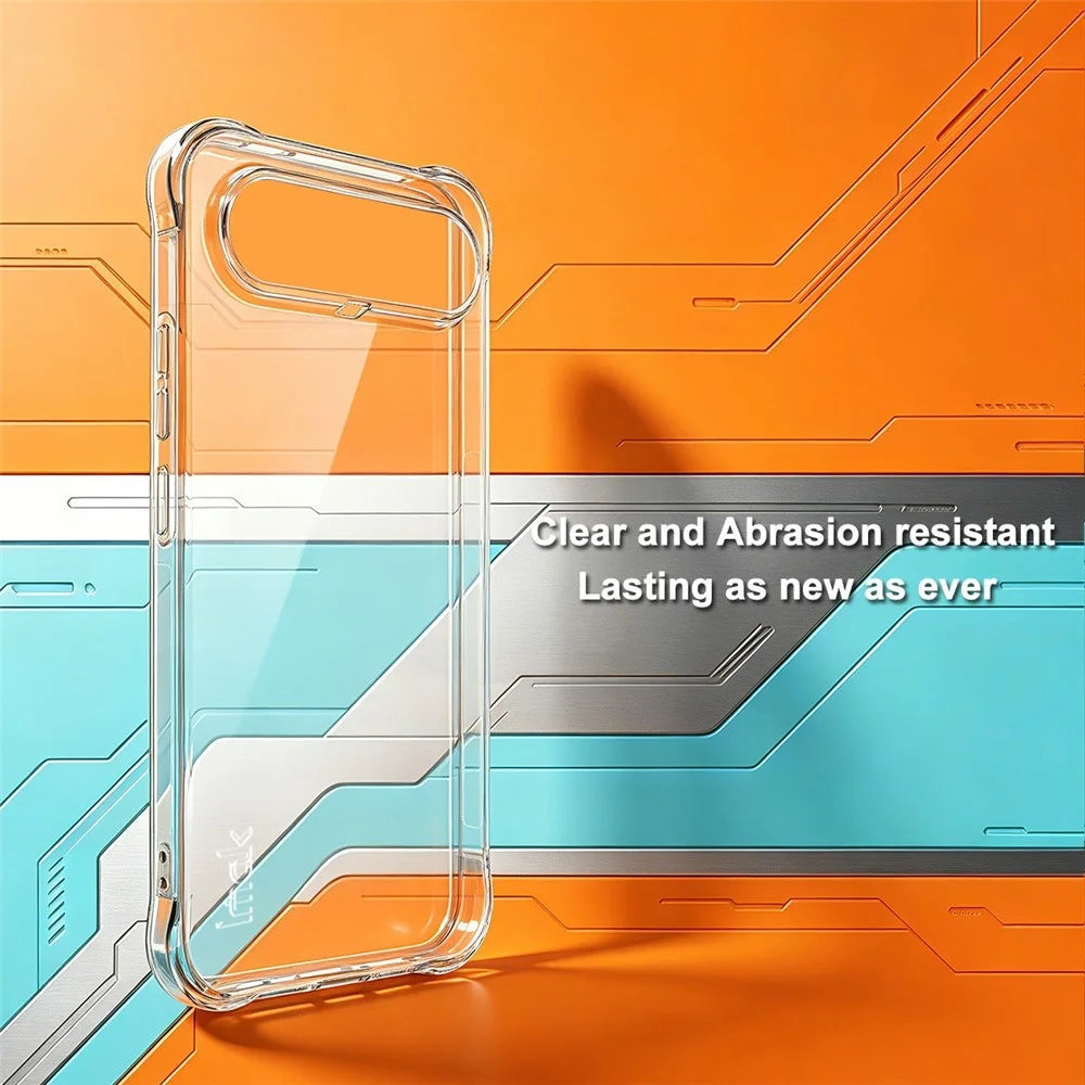 IMAK For vivo S50 Pro mini 5G  /  X300 FE 5G Case TPU Phone Cover Airbag Shockproof Protection - Transparent - 3