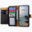 For Sony Xperia 1 VIII Case RFID Blocking Zipper Pocket Leather Wallet Phone Cover with Strap - Black - 2
