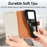 For Sony Xperia 1 VIII Case RFID Blocking Zipper Pocket Leather Wallet Phone Cover with Strap - Black - 4
