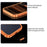 For iPhone 18 Pro / 17 Pro Metal Frame Case Magnetic Snap On Frame PC Hollow Back Heat Dissipation Shockproof Cover - Titanium Orange - 7