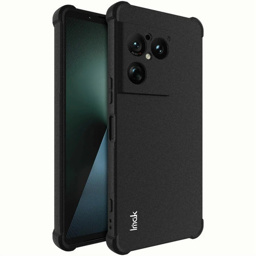 IMAK For Sony Xperia 1 VIII Case TPU Phone Cover Airbag Shockproof Protection - Matte Black - 1