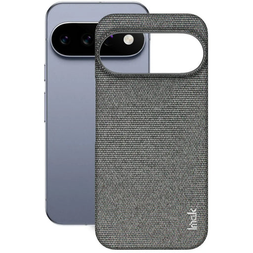 IMAK Ruiyi Series for Google Pixel 11 Pro XL Case Fabric Texture Leather + PC Phone Back Cover - Dark Grey - 2