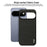 IMAK Ruiyi Series for Google Pixel 11 Pro XL Case Fabric Texture Leather + PC Phone Back Cover - Dark Grey - 4