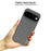 IMAK Ruiyi Series for Google Pixel 11 Pro XL Case Fabric Texture Leather + PC Phone Back Cover - Dark Grey - 5