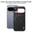IMAK Ruiyi Series for Google Pixel 11  /  11 Pro Magnetic Case Carbon Fiber Texture Leather + PC Phone Cover - Black - 5
