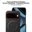 IMAK Ruiyi Series for Google Pixel 11  /  11 Pro Magnetic Case Carbon Fiber Texture Leather + PC Phone Cover - Black - 7