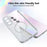 For Samsung Galaxy S25+ Magnetic Case Transparent PC + TPU Shockproof Skin-friendly Phone Cover - Grey - 3