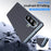 For Samsung Galaxy Z Fold8 Ultra Case Carbon Fiber Texture Leather Hard PC Phone Cover - Black - 7
