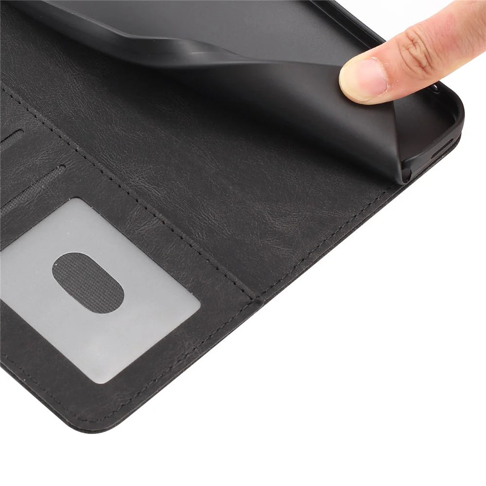 For Samsung Galaxy S25+ Wallet Case Butterfly Flower Imprint PU Leather Phone Cover with Wrist Strap - Black - 4
