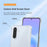 For Samsung Galaxy A56 5G Case TPU + Acrylic Phone Cover with 2Pcs Tempered Glass Screen Protector - Transparent - 2
