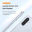 For Samsung Galaxy A16 5G  /  A16 4G Case TPU + Acrylic Phone Cover with 2Pcs Tempered Glass Screen Protector - Transparent - 5