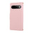 For Google Pixel 11 Pro XL Case Zipper Wallet Leather Phone Cover with Wrist Strap - Pink - 7