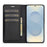 LC.IMEEKE Wallet Case for Samsung Galaxy S26 FE Carbon Fiber Texture Leather Phone Cover - Horizontal Stripe - 2