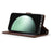 LC.IMEEKE L2 Series for Samsung Galaxy S26 FE Case PU Leather Wallet Detachable Magnetic Phone Cover - Brown - 3
