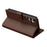 LC.IMEEKE L2 Series for Samsung Galaxy S26 FE Case PU Leather Wallet Detachable Magnetic Phone Cover - Brown - 5