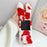 For Samsung Galaxy Z Flip8 Case Plush Rabbit Ears Cow Pattern Hard PC Fluffy Animal Phone Cover - Red - 2