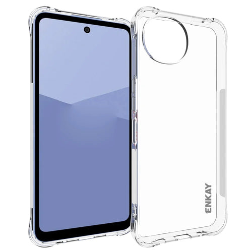HAT PRINCE for Sharp Aquos Wish6 ENKAY  Clear Phone Case Shockproof Anti-slip TPU Cover - Transparent - 1