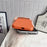 For iPhone 17 Pro Max Magnetic Case Litchi Texture PU Leather Coated PC + TPU Phone Back Cover - Orange - 6