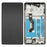 For Motorola Moto G85 5G OEM Grade S OLED Screen and Digitizer Assembly + Frame (Without Logo) - Grey - 1