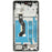 For Motorola Moto G85 5G OEM Grade S OLED Screen and Digitizer Assembly + Frame (Without Logo) - Grey - 3