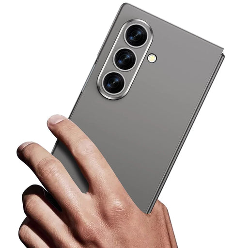 GKK For Samsung Galaxy Z Fold8 Ultra Case Shockproof Hard PC Folding Phone Cover (No Front Screen Film) - Grey - 2