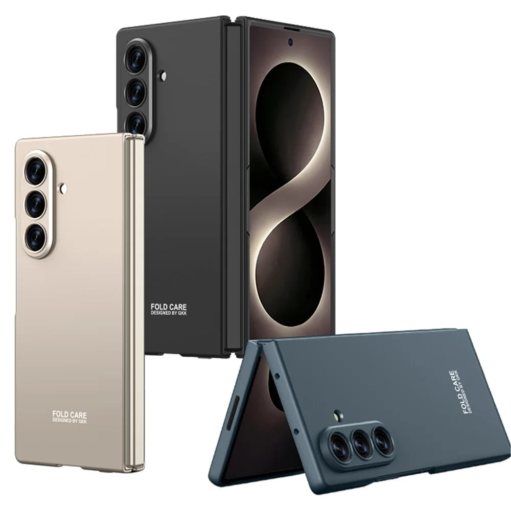 GKK For Samsung Galaxy Z Fold8 Ultra Case Shockproof Hard PC Folding Phone Cover (No Front Screen Film) - Grey - 7