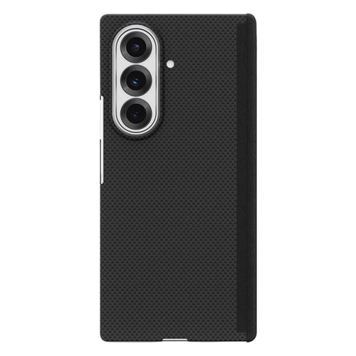 GKK For Samsung Galaxy Z Fold8 Ultra Case Texture Dual Axis PC Slim Phone Cover Magnetic Hinge Protection - Black - 1